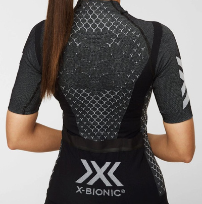 Koszulka damska z krótkim rękawem X-BIONIC TWYCE 4.0 BIKE ZIP
