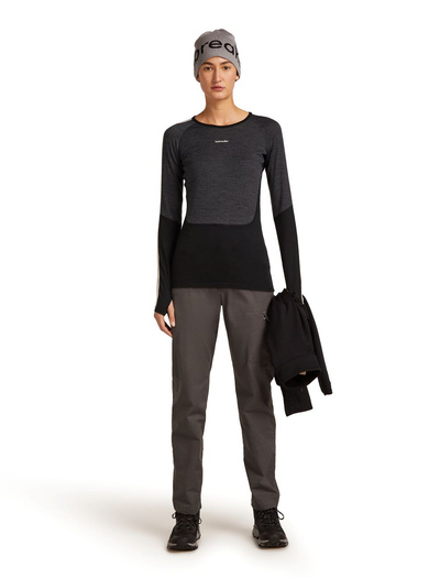 Koszulka damska ski touring merino Icebreaker Merino 200 Oasis+ LS Crewe