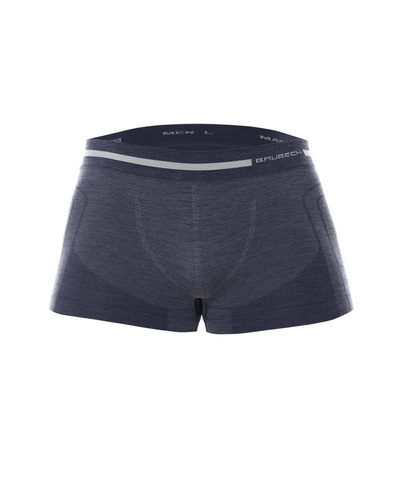 Majtki męskie bokserki Brubeck merino COMFORT WOOL granatowy
