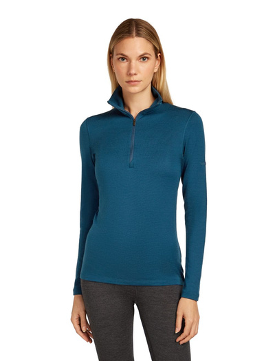 Koszulka damska z długim rękawem merino Icebreaker 260 Tech LS Half Zip