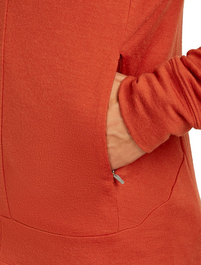 Bluza męska z kapturem merino Icebreaker 260 Quantum LS Zip