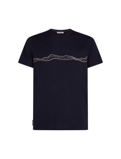 Koszulka męska z krótkim rękawem merino Icebreaker 150 Tech Lite SS Tee Mountain Pulse
