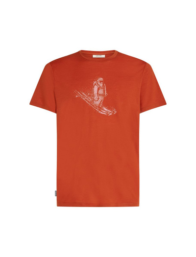 Koszulka męska z krótkim rękawem merino Icebreaker 150 Tech Lite SS Tee Skiing Yeti