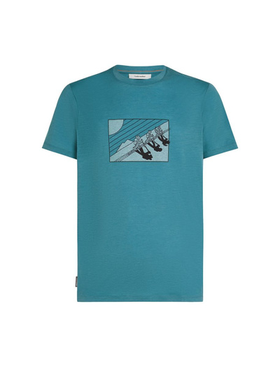 Koszulka męska z krótkim rękawem merino Icebreaker 150 Tech Lite SS Tee In The Wild