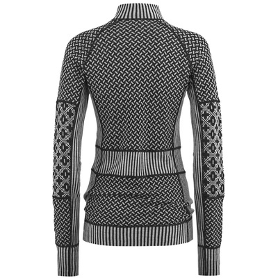 Koszulka damska z długim rękawem 190 merino KariTraa Smekker - czarny