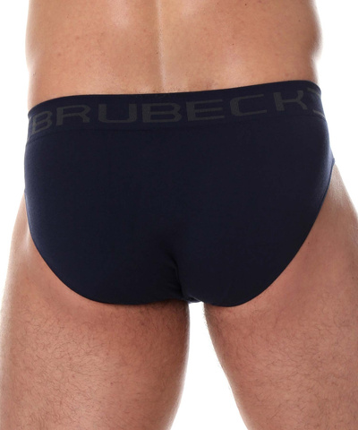 Majtki męskie slipy Brubeck classic COMFORT COTTON granatowy