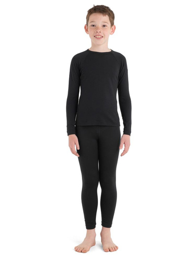 Koszulka z długim rękawem junior merino Icebreaker 200 Oasis