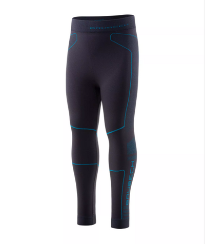 Legginsy dziecięce Brubeck Thermo grafitowy