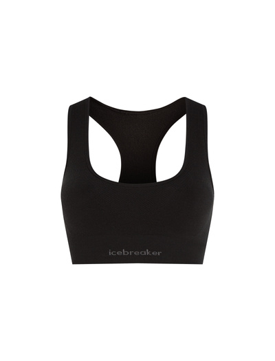Biustonosz Icebreaker 260 Zoneknit Seamless Bra czarny