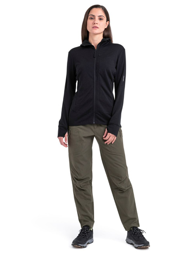 Bluza damska merino Icebreaker 260 Quantum IV LS Zip Hoodie