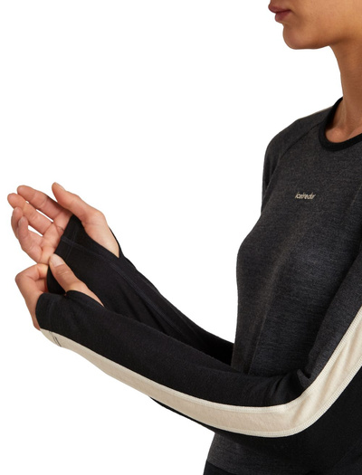 Koszulka damska ski touring merino Icebreaker Merino 200 Oasis+ LS Crewe