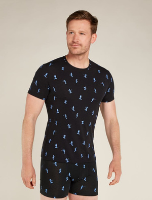 Koszulka męska z krótkim rękawem merino Icebreaker 150 Anatomica SS Crewe