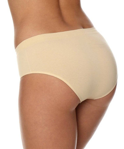 Majtki damskie Brubeck z wysokim stanem Classic COMFORT COTTON beżowy
