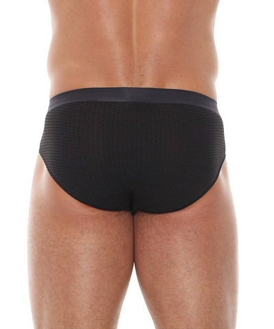 Majtki slipy męskie Brubeck Base Layer grafitowy