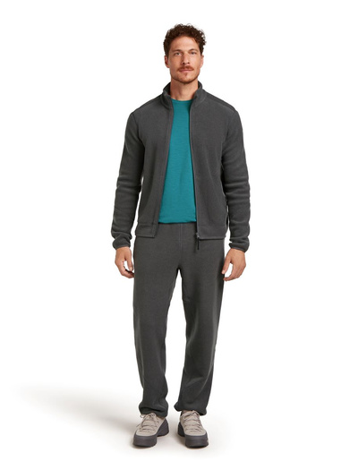 Bluza męska merino Icebreaker 800 RealFleece Classic Pile LS Zip