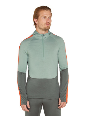 Bluza męska ski touring Icebreaker 200 Sonebula LS Half Zip Hood