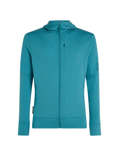 Bluza męska z kapturem merino Icebreaker 260 Quantum LS Zip
