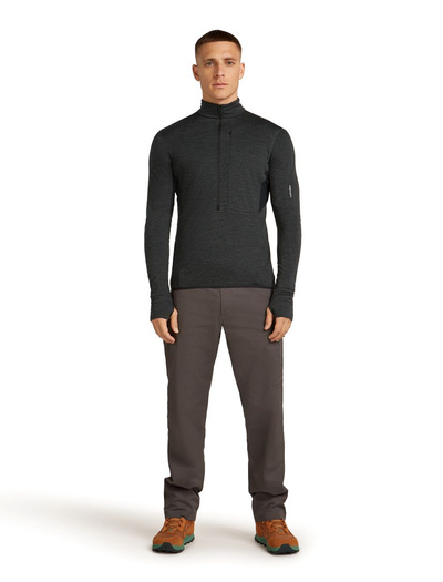 Bluza męska merino Icebreaker 200 RealFleece Descender LS Half Zip