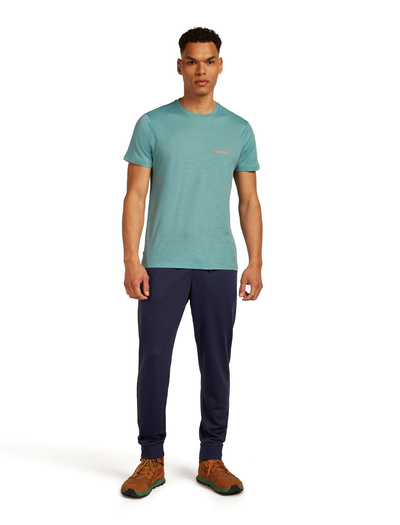Koszulka męska z krótkim rękawem merino Icebreaker 150 Tech Lite SS Tee IB Wordmark