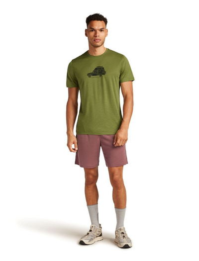 Koszulka męska z krótkim rękawem merino  Icebreaker 150 Tech Lite III SS Tee Camper 