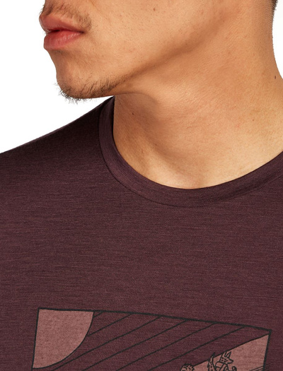 Koszulka męska z krótkim rękawem merino Icebreaker 150 Tech Lite SS Tee In The Wild