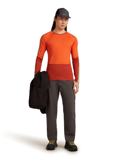 Koszulka męska narciarska merino Icebreaker Merino 200 Oasis+ LS Crewe