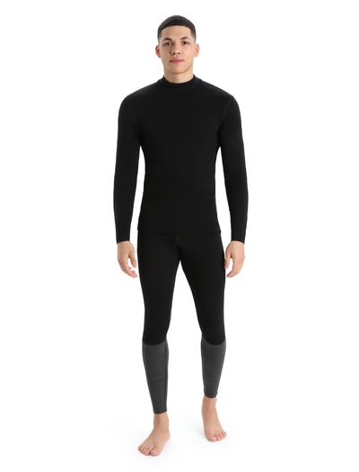 Koszulka męska Icebreaker 260 Tech LS Turtleneck BLACK
