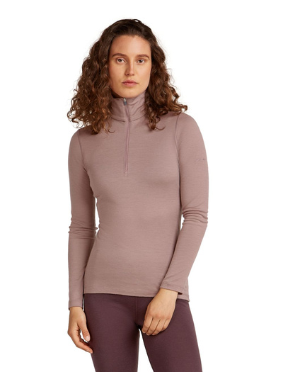 Koszulka damska z długim rękawem merino Icebreaker 200 Oasis LS Half Zip