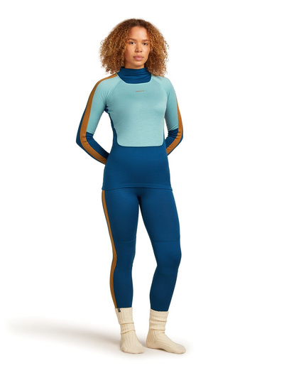 Koszulka damska narciarska merino Icebreaker Merino 200 Oasis+ LS High Neck