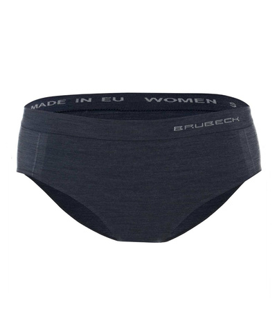Majtki damskie biodrówki classic Brubeck merino COMFORT WOOL jeansowy