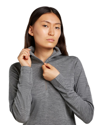 Koszulka damska z długim rękawem merino Icebreaker 200 Oasis LS Half Zip