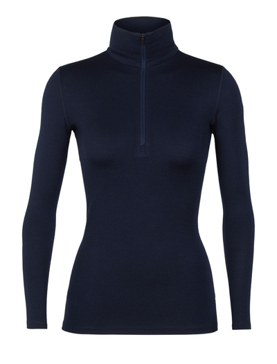 Koszulka damska z długim rękawem merino Icebreaker 260 Tech LS Half Zip