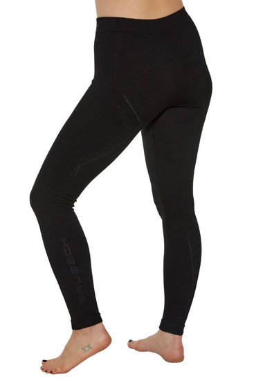 Legginsy damskie Brubeck EXTREME MERINO WOOL czarny