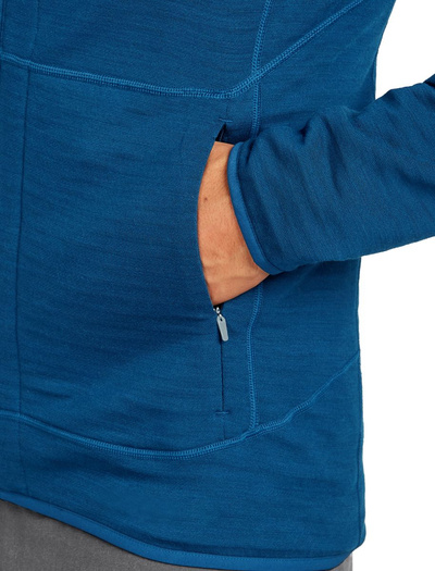 Bluza męska merino Icebreaker 400 RealFleece Descender LS Zip