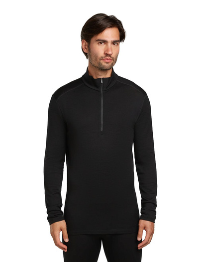 Koszulka męska z długim rękawem merino Icebreaker 260 Tech LS Half Zip
