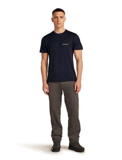 Koszulka męska z krótkim rękawem merino Icebreaker 150 Tech Lite SS Tee IB Wordmark