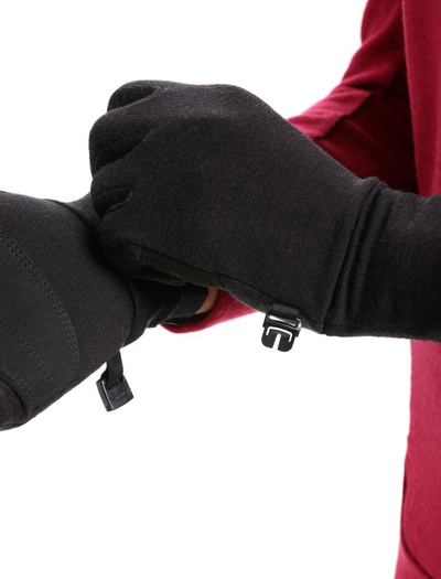 Rękawiczki merino Icebreaker 360 Sierra Gloves BLACK