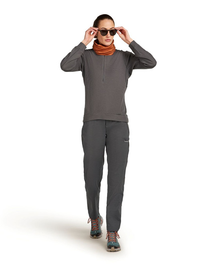 Bluza damska merino Icebreaker 260 Waffle Knit Wander LS Half Zip