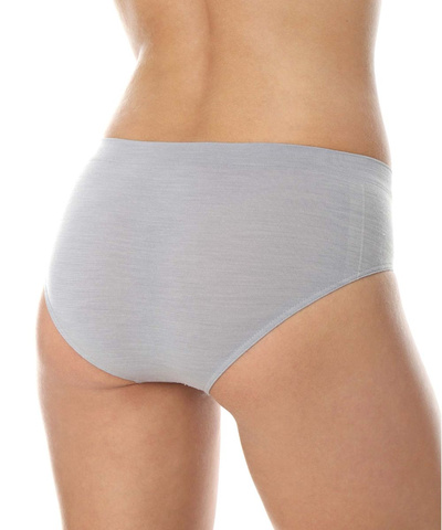 Majtki damskie biodrówki classic Brubeck merino COMFORT WOOL popielaty