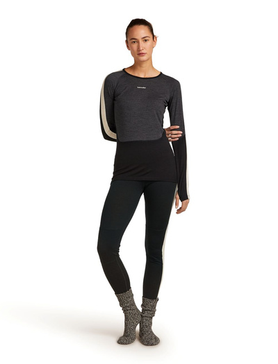 Koszulka damska ski touring merino Icebreaker Merino 200 Oasis+ LS Crewe