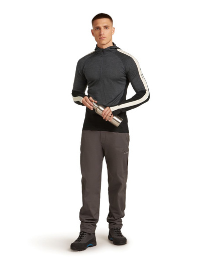 Bluza męska z kapturem Icebreaker Merino 200 Oasis+ LS Half Zip Hoodie