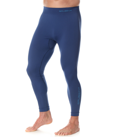 Legginsy męskie Brubeck Thermo Extreme niebieski