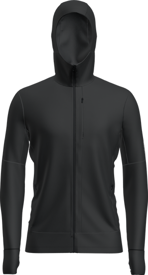Bluza męska z kapturem merino Icebreaker 260 Quantum LS Zip