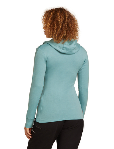 Bluza damska merino Icebreaker 260 Quantum IV LS Zip Hoodie