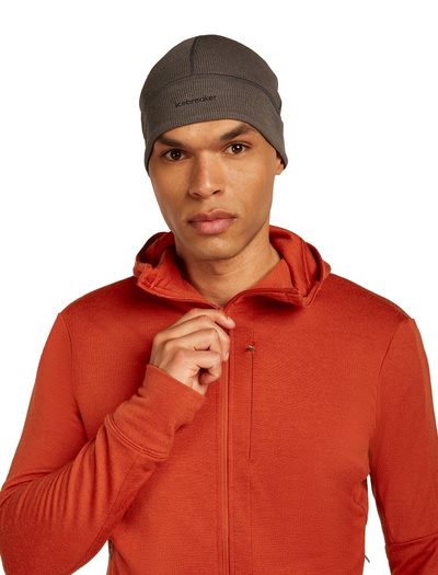 Bluza męska z kapturem merino Icebreaker 260 Quantum LS Zip