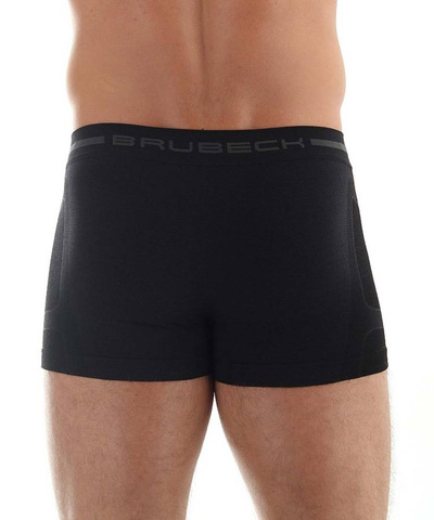 Majtki męskie bokserki Brubeck merino COMFORT WOOL czarny
