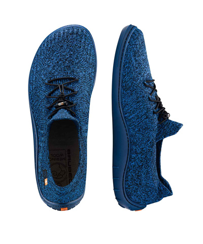 Buty minimalistyczne męskie Brubeck Barefoot MERINO - ciemnoniebieski