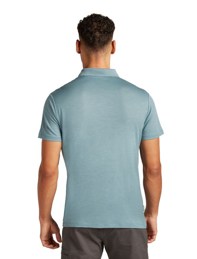 Koszulka męska z krótkim rękawem merino Icebreaker 150 Tech Lite SS Polo
