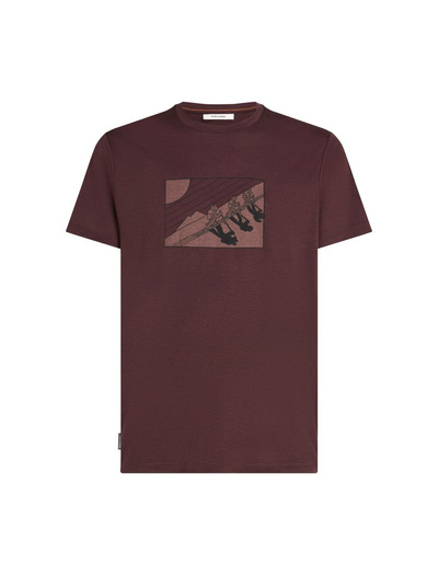 Koszulka męska z krótkim rękawem merino Icebreaker 150 Tech Lite SS Tee In The Wild