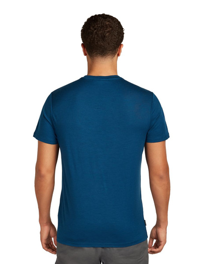 Koszulka męska z krótkim rękawem merino Icebreaker 150 Tech Lite SS Tee Snow Day